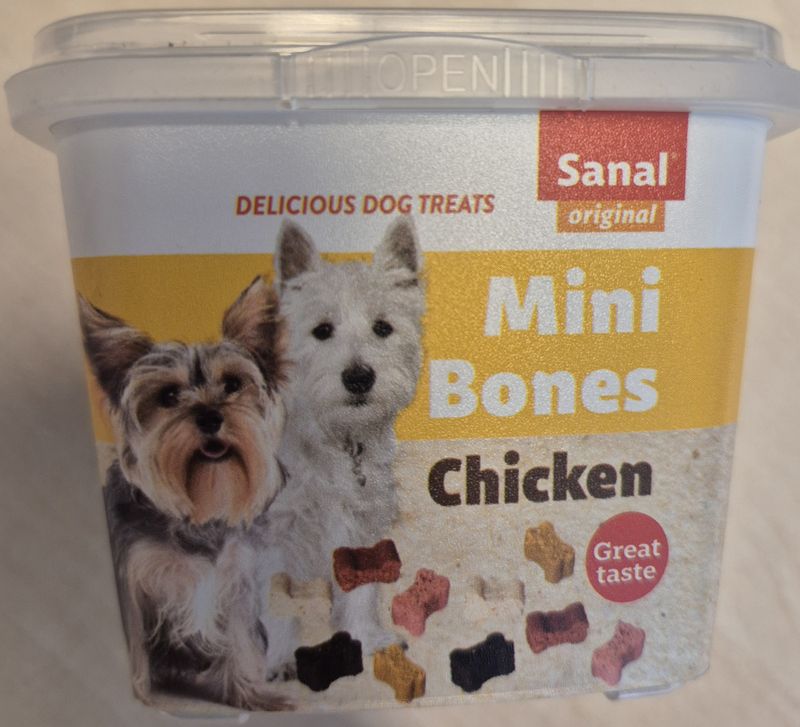 Sanal Hund Mini Bones Cup 100g