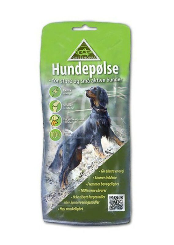 Gresshoppa Hundepølse Kartong 32x200