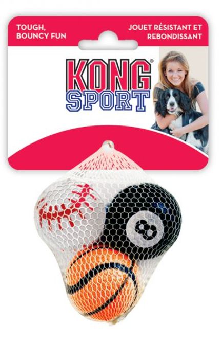 Hovedbilde KONG Leke Sport Balls 3p Flerfarget